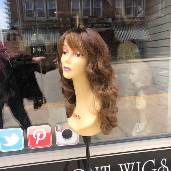 Deep Wave ombré long Lacefront Bangs wig 2020 main image 8